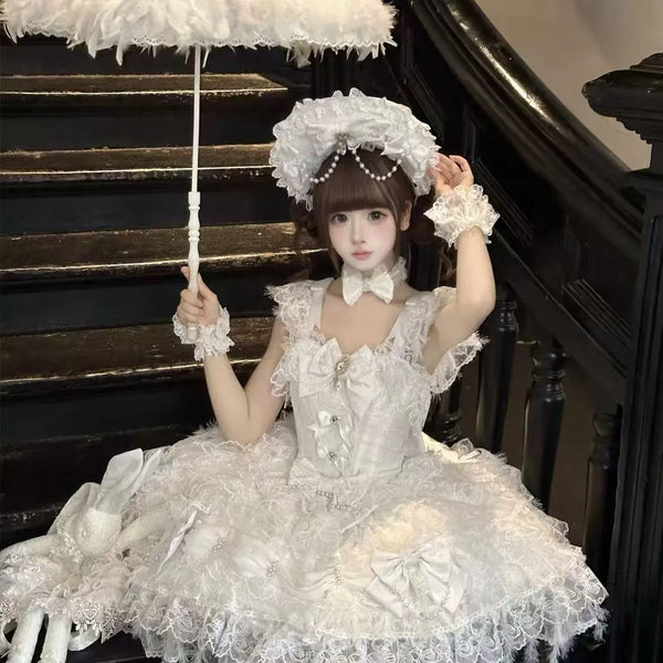 Moonlit Bridal Lolita JSK Dress - main view