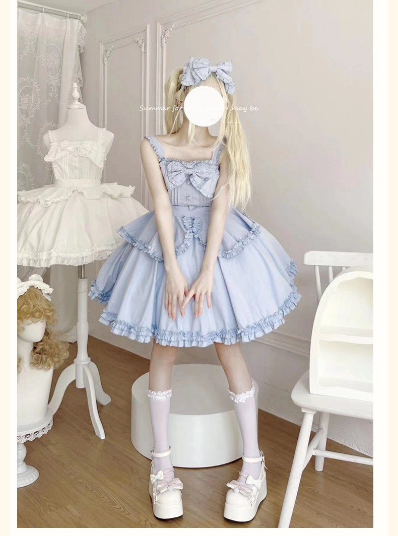 Sakurada Fawn - Plus Size Lolita JSK Dress - Multicolors JSK Dress