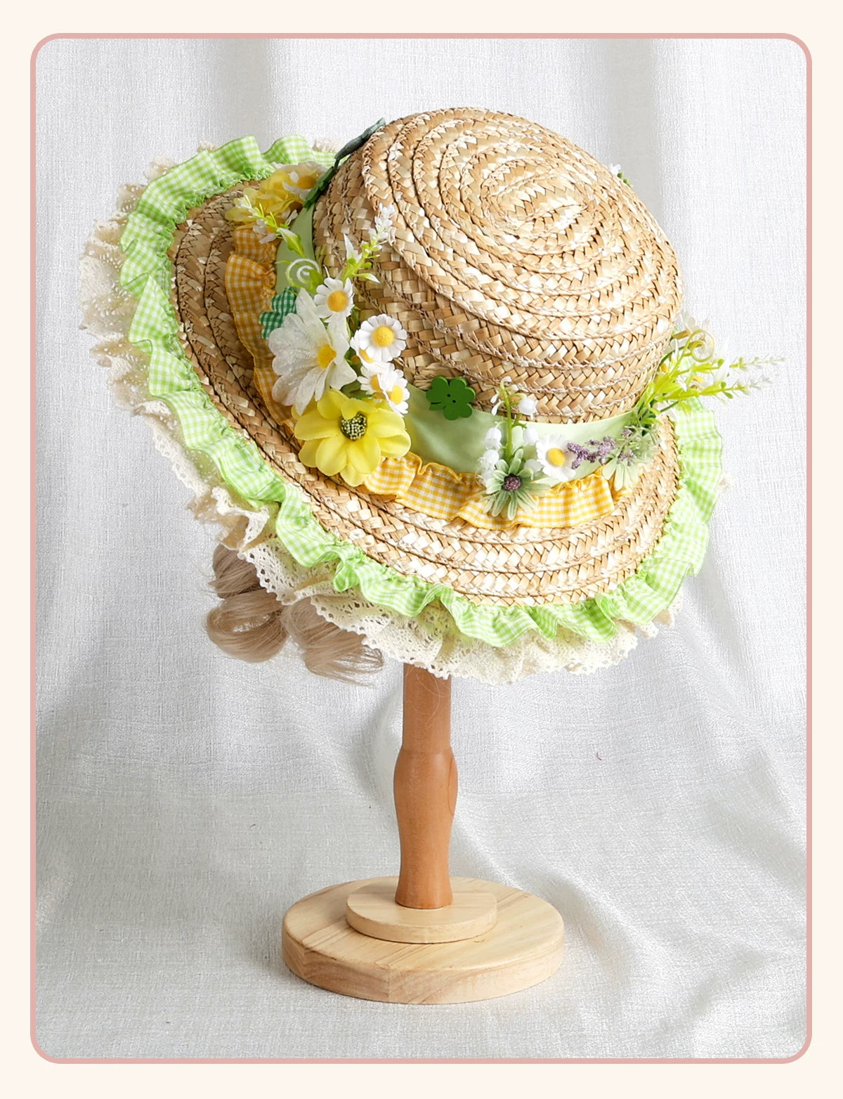 Stardust Rose - Pastoral Spring - Headwear with lace trim