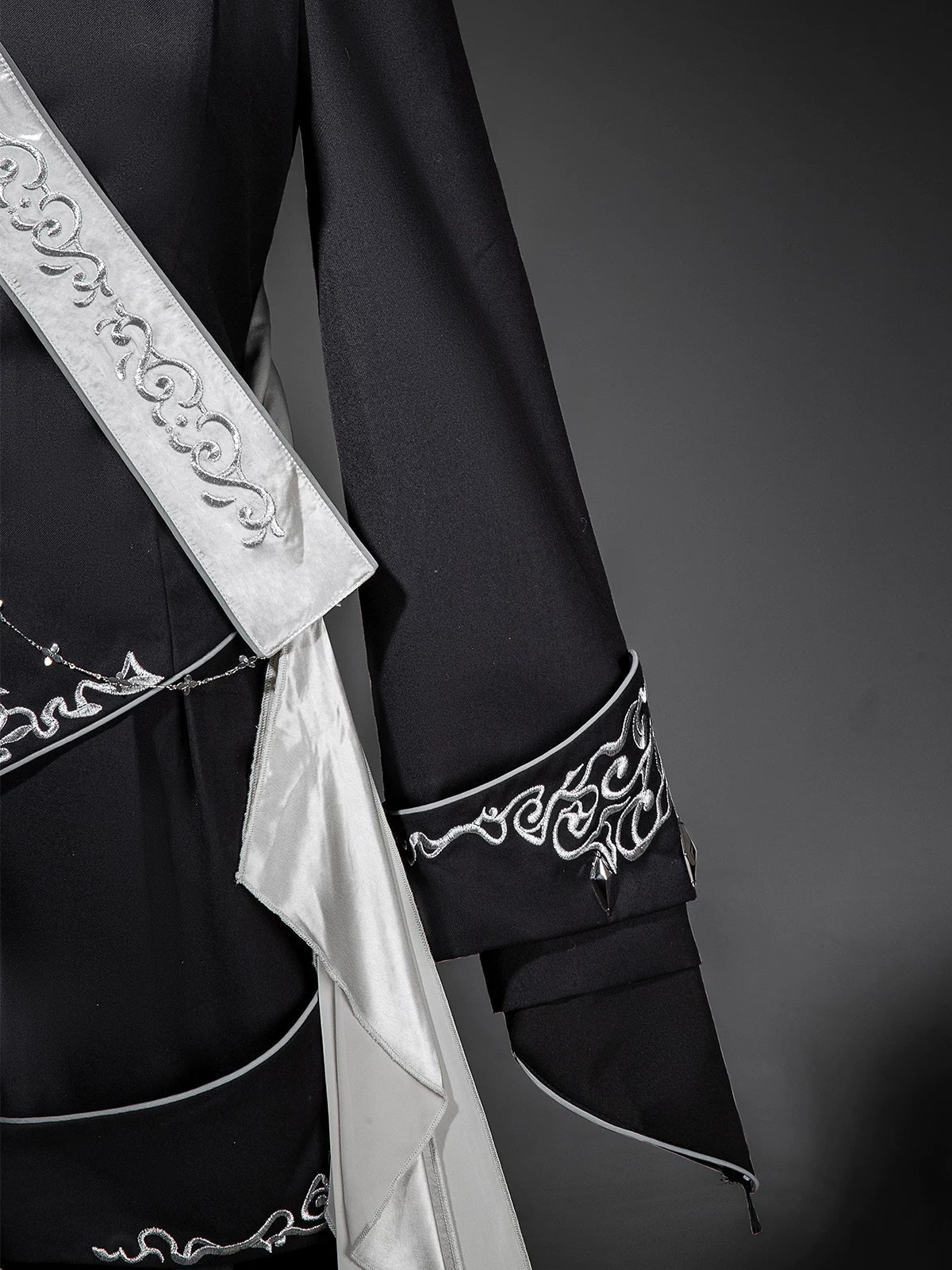 Your Princess - Oathbound Sword - Embroidery Ouji Lolita Set, High-Low Hem Coat