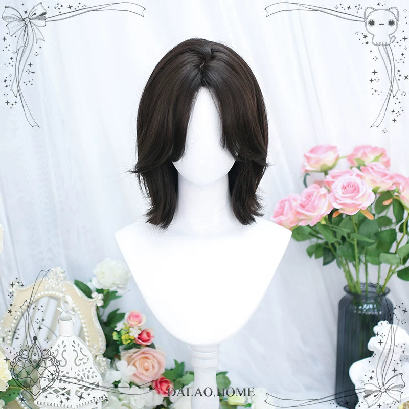 Dalao Home Bitter Wine short black tea wig - view 3