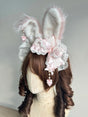 Light Pink Bow + Pink and White Bunny Ears