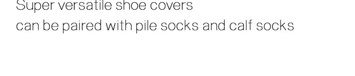 White Socks Miu-style shoe cover with ruffled edging styled over a white shoe
