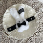 One black leg ring / One Size