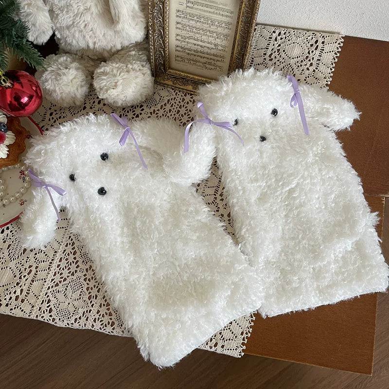 Sock Noble - Big-Eared Dog - Mid-Calf Bow Sock Covers