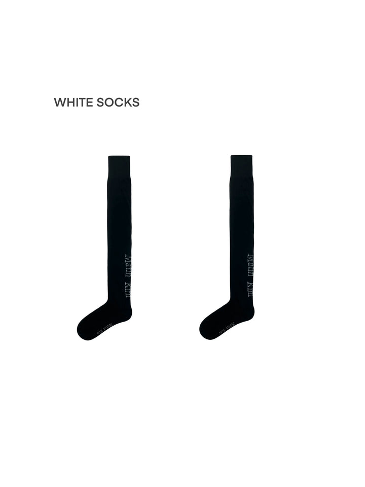 White Socks - Lolita Over-the-Knee Socks - Individually Selectable