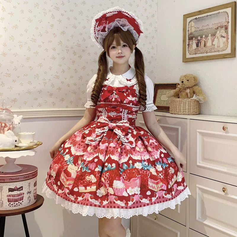 Hanguliang Sweet Berry Love JSK Dress