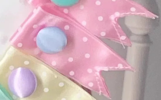 roji roji - Sweet Rabbit Lace - Rabbit-Ear Headband with Layered Lace and Bows