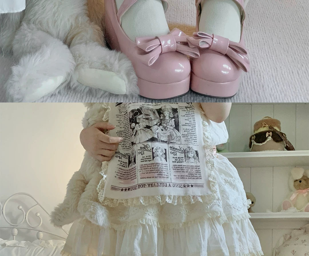 roji roji - Gentle Lace - Lolita Socks with Lace Cuffs
