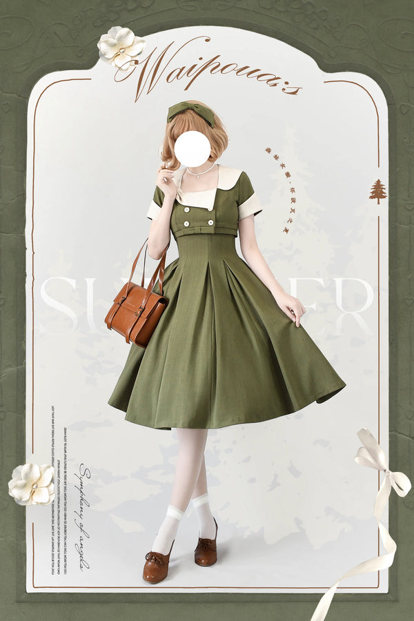 Forest Wardrobe - Huai Bo Wa Summer - Dress and Cropped Jacket - 1
