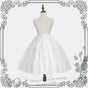 White Hoop Petticoat / 55cm / One Size