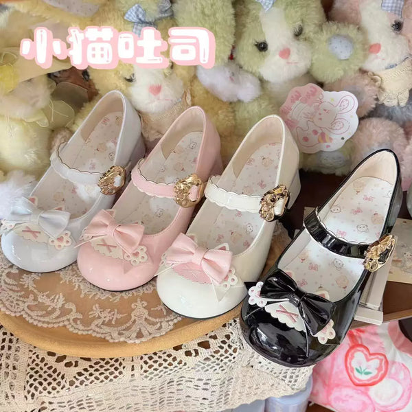 Kitten Toast – Cat Paw Party 2.0 – Lace-Trim Mary Janes — product photo 1