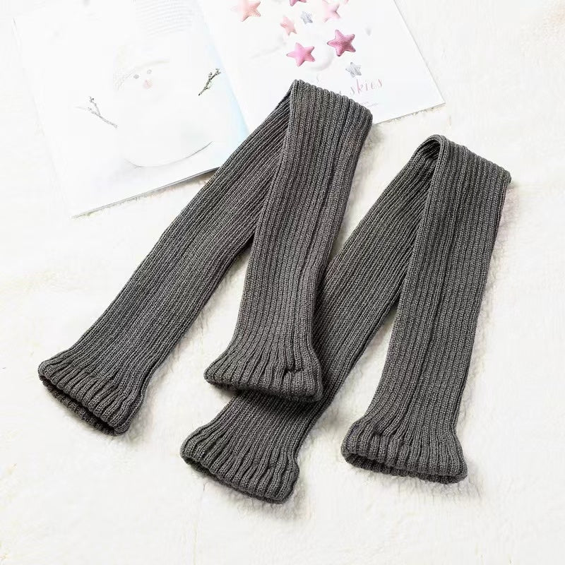 Floral Milk Cat - Star Patch - Leg Warmers with Sequin Star Details - option image