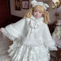 White Cat-Ear Cape - Full Payment, Ready-Stock Option / One Size