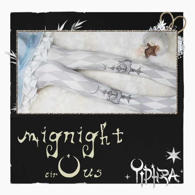 Yidhra Midnight Circus Printed Lolita Tights – detail view 9