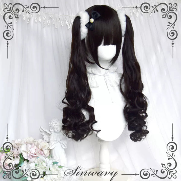 Sinwavy natural black long-curl Lolita wig - view 1