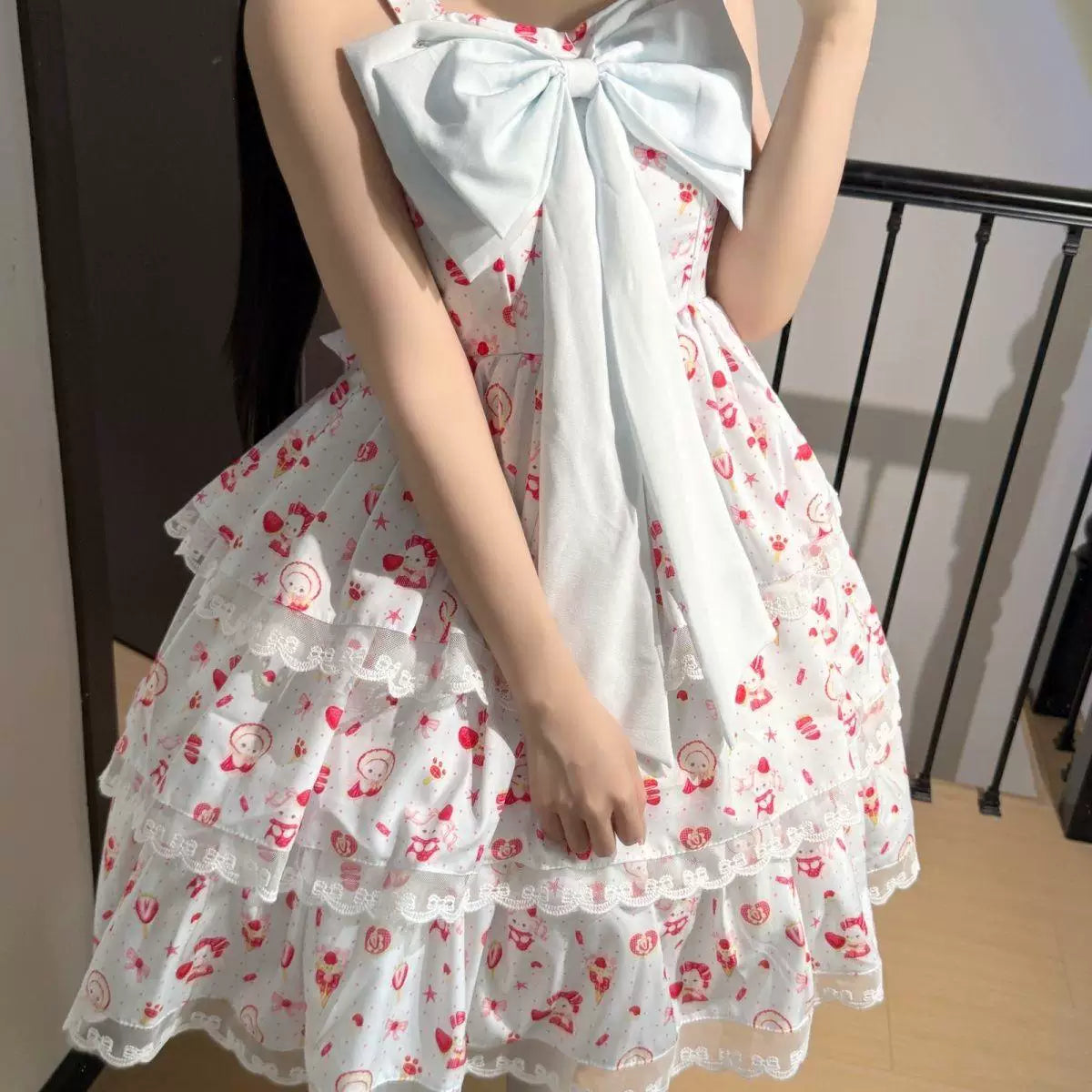 Sweetheart Dream Machine - Little Sweet Core - JSK dress with a large front bow