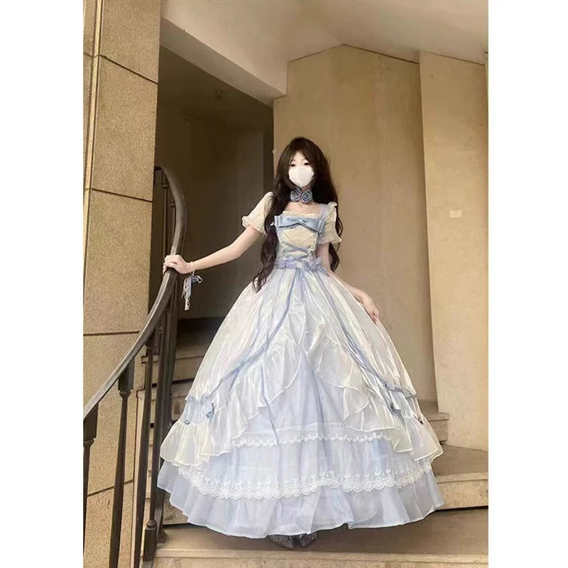 Flora Muse - Sweet Lolita Ballgown - Pink formal lolita one-piece
