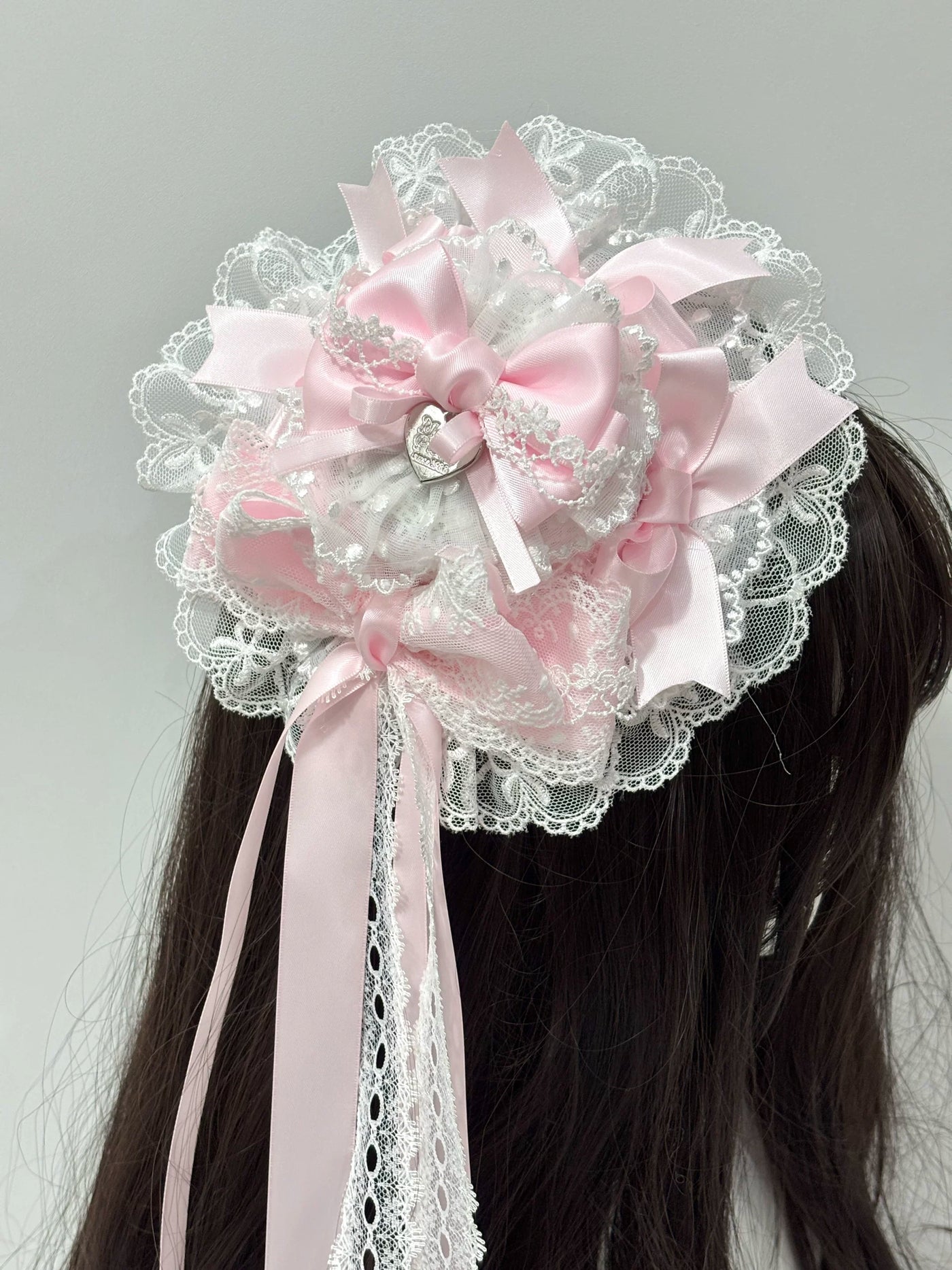 Cat Tart - Christmas Mini Hat - Lace-Trimmed Ornate Small Hat