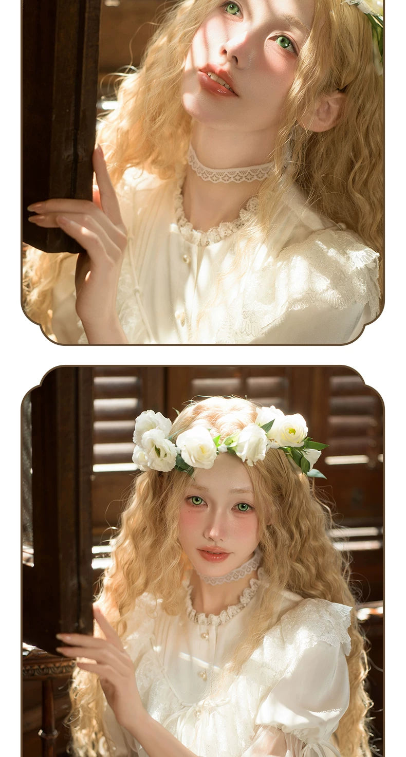 Inmorelli - Jasmine Manor - Edward OP dress with flared lace cuffs