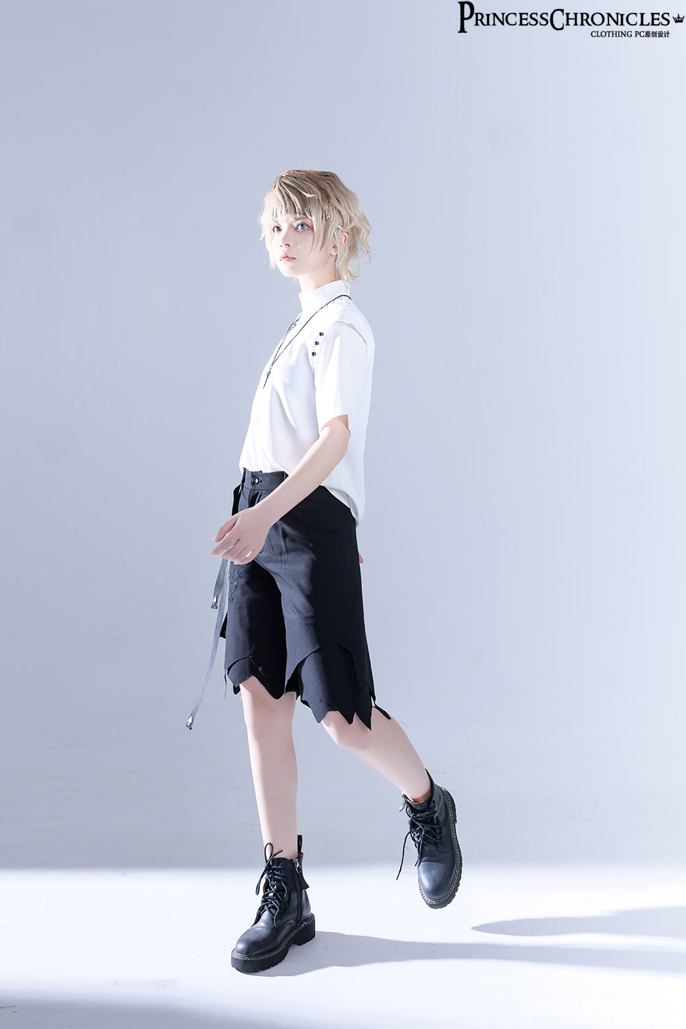 Princess Chronicles - Embroidered White Ouji Lolita Shirt - Innerwear