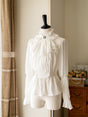 S / Blouse quadrillée foncée seulement