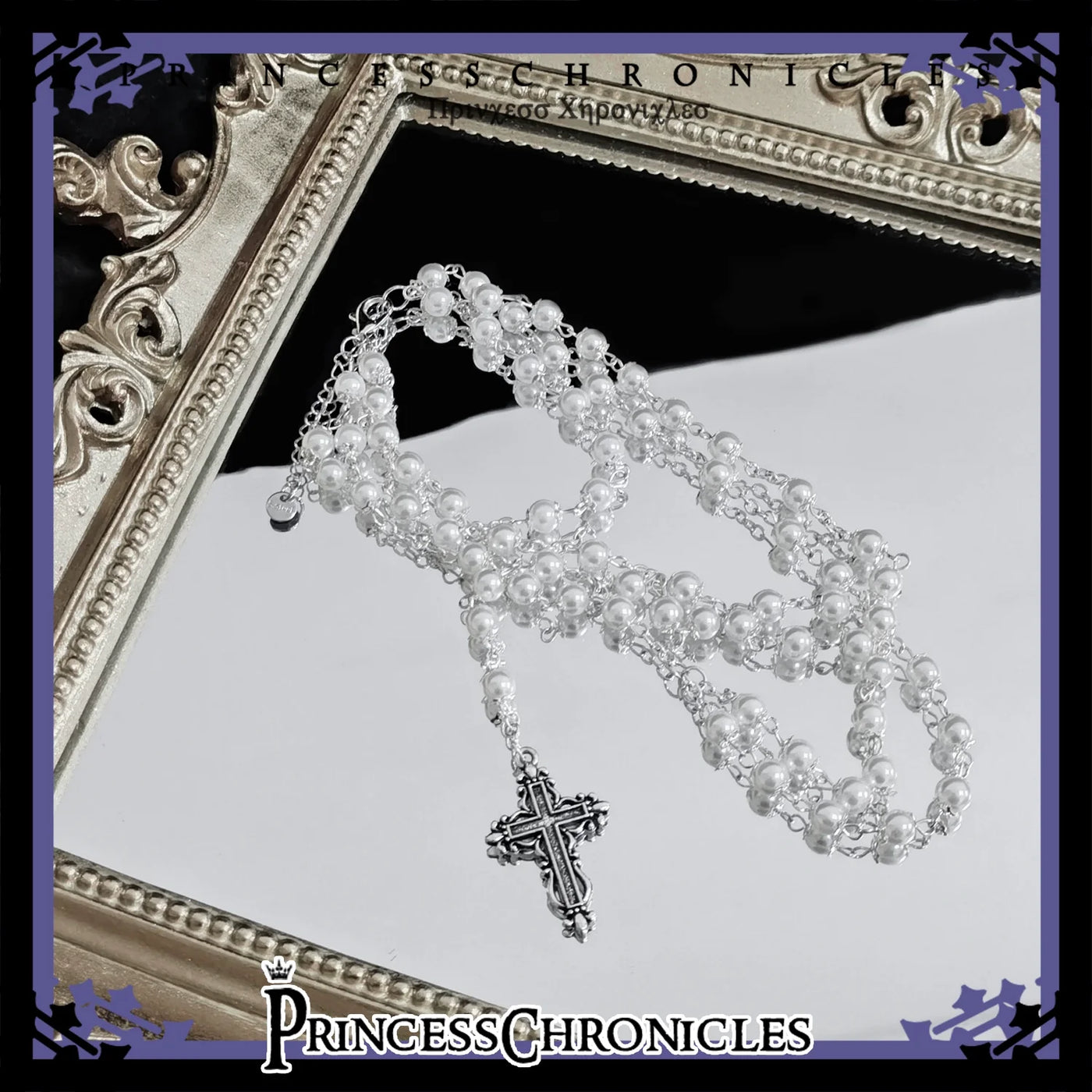 Divine Covenant - Ouji Lolita Accessory Set Necklace and Bracelet Left Hand Bracelet Only