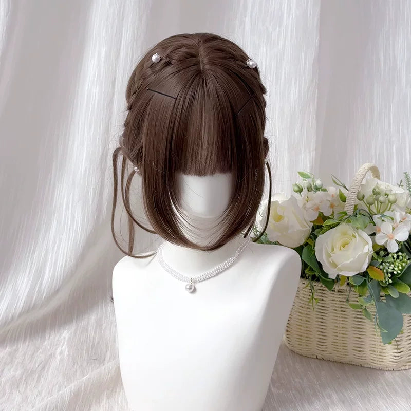 Kunkun Fish braided bun Lolita wig - view 5