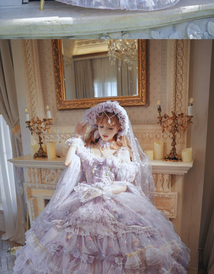 Lolita - Princess on the Run - Lilac formal lolita JSK