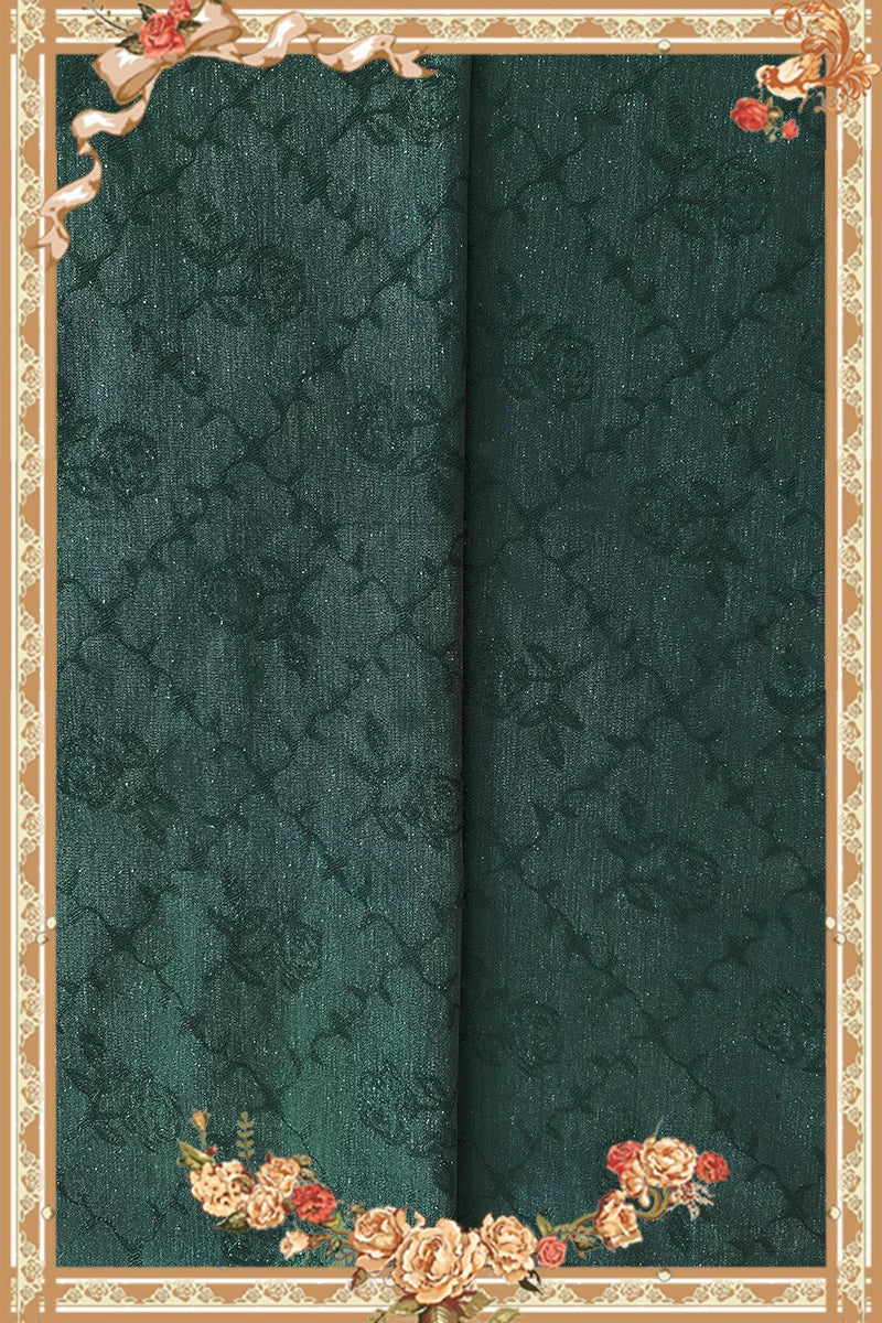 Infanta - Grape Manor - Embroidered Cotton Jacquard JSK