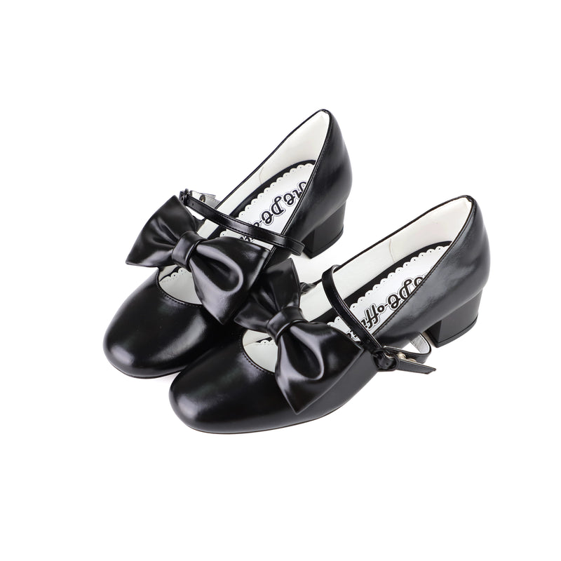 MODO Afternoon Tea Large-Bow Lolita Mary Janes – Black – view 8