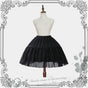 Black Hoop Petticoat / 45cm / One Size