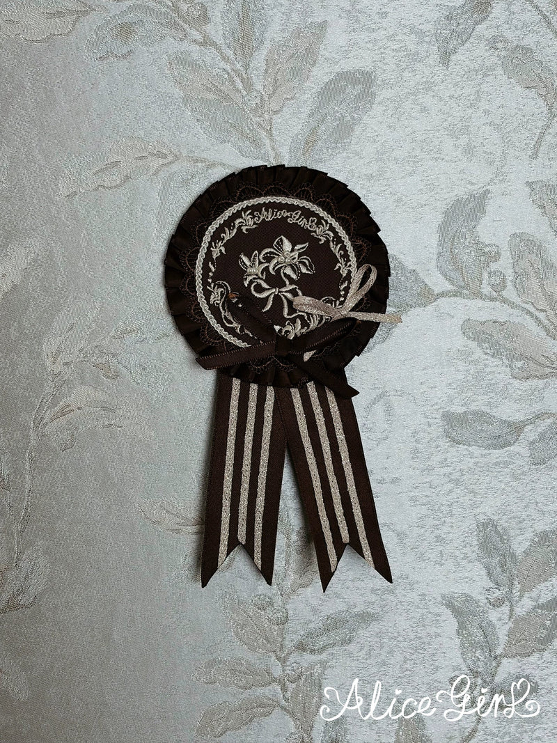 Alice Girl - Duke of Victoria - Classic Lolita Top Hat & Brooch
