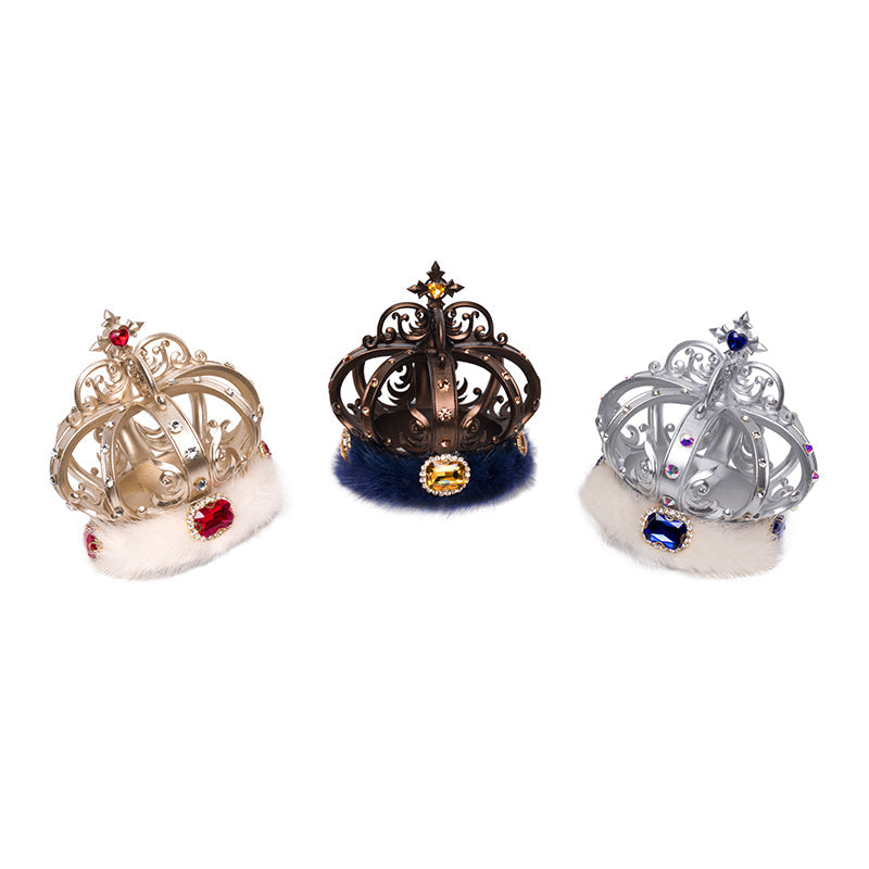 Yupbro - Scepter and Crown - Lolita Cane and Crown Accessory with Decorative Stones
