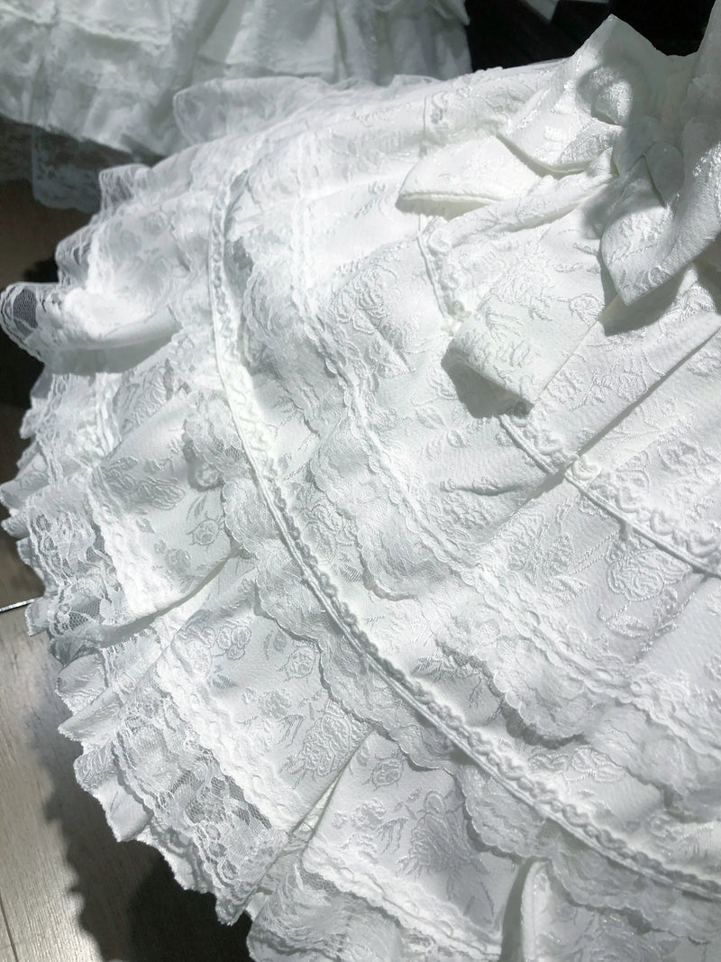 YoYo - White Angel Wings - White Sweet Lolita jumper skirt