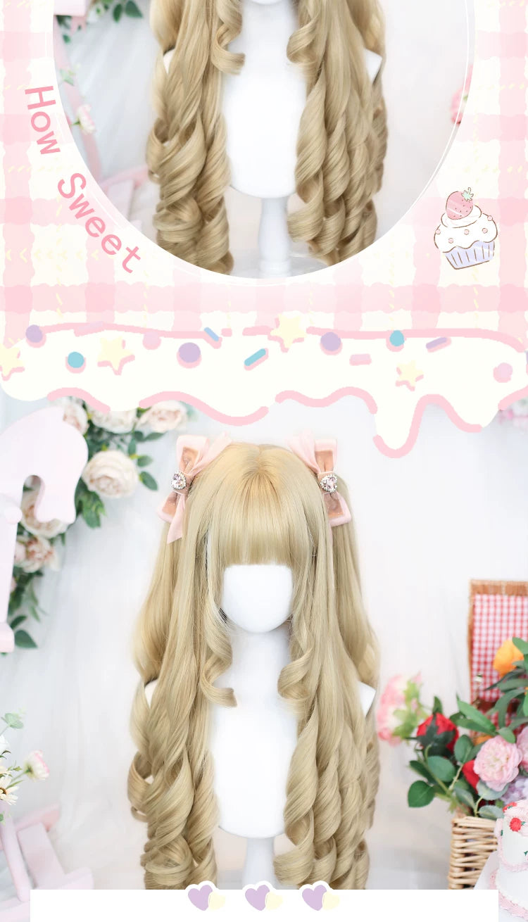 Liu Guang flaxen-gold Roman-curl full wig - additional view 3