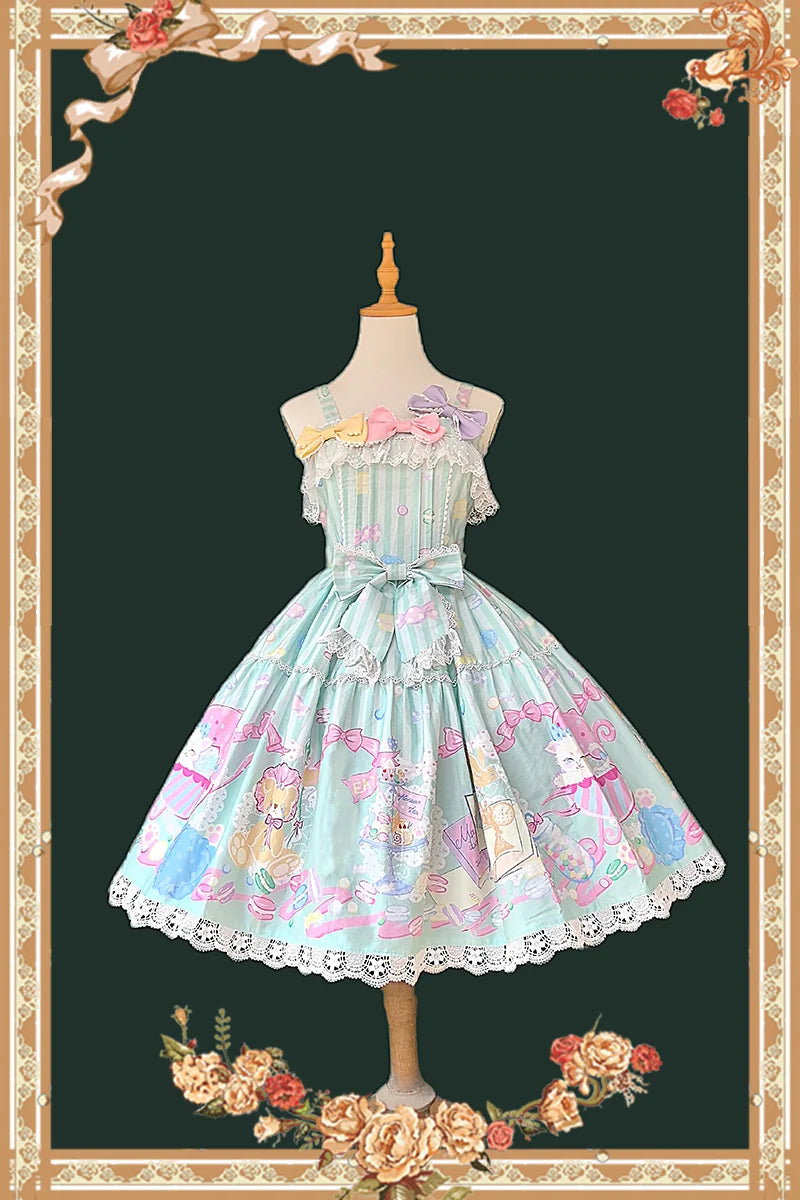 Infanta - Macaron Dolly House - Two-Tier Cotton JSK