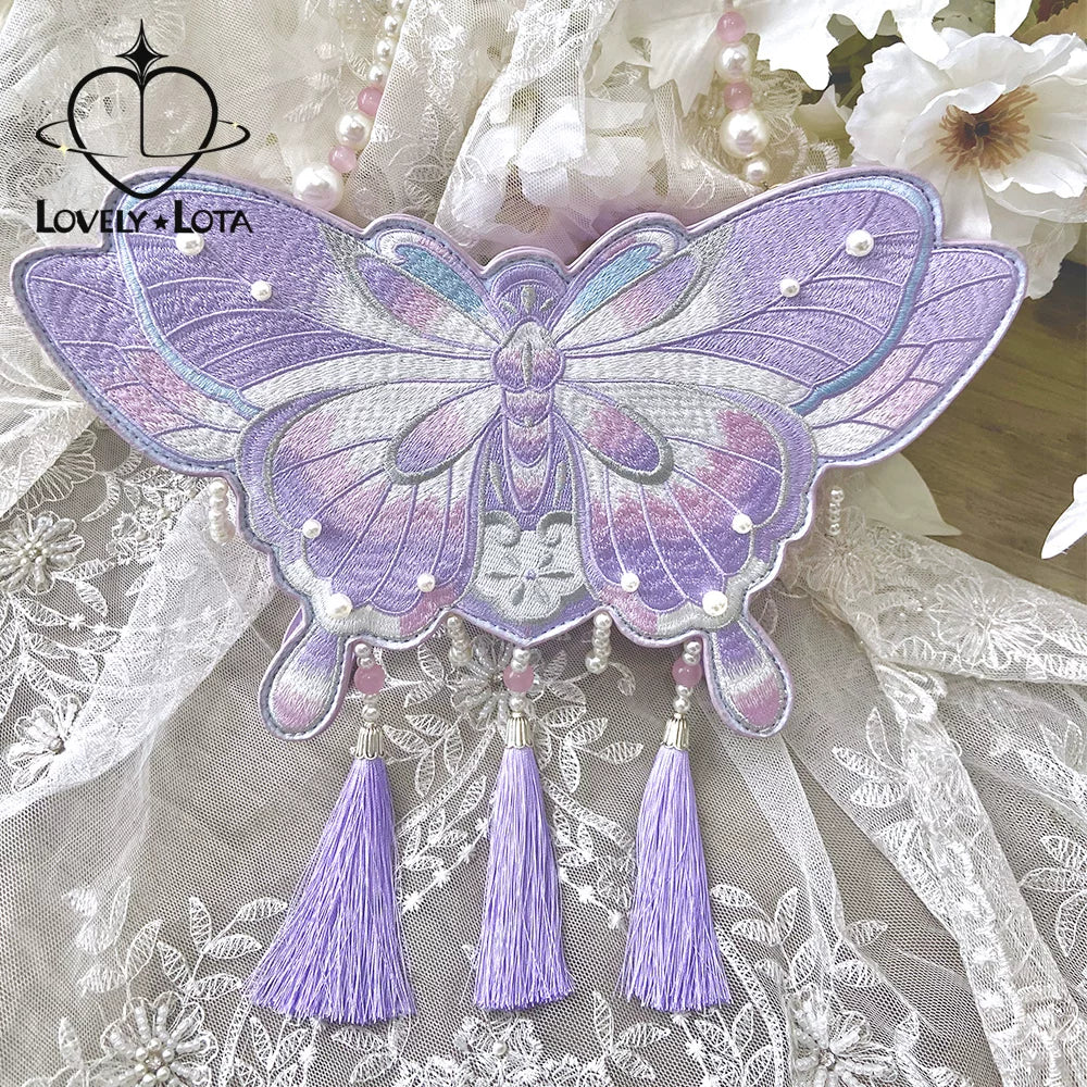 Qi Lolita Butterfly Embroidered Lolita accessory product view