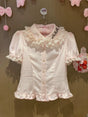 Striped Blouse / Pink / Accessory One Size; No 7-Day Change-of-Mind Returns