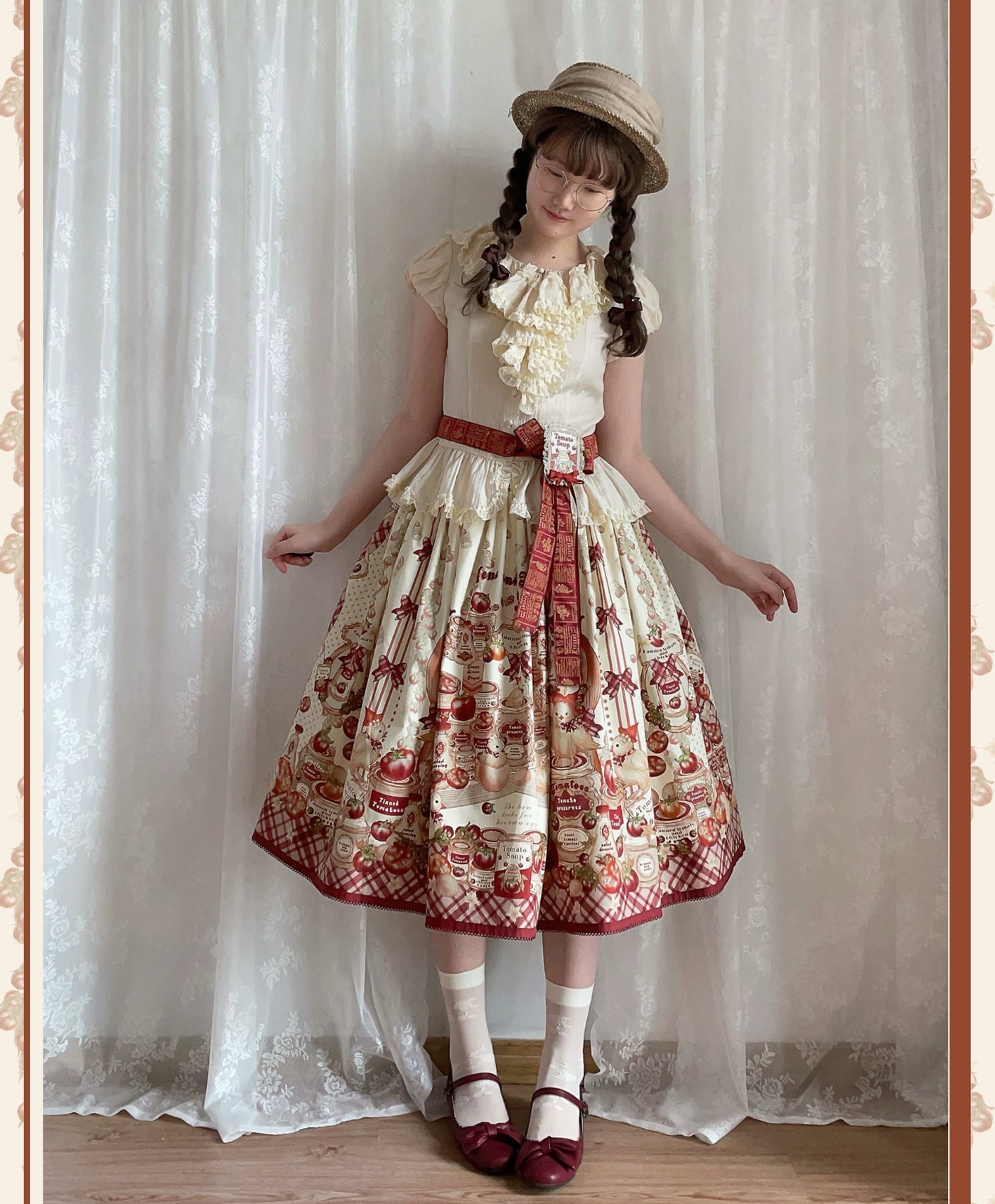 WF - Tomato Can - One-Piece Dress and Coordinate Pieces with Tomato Print