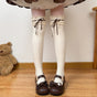 Khaki over-the-knee socks / One Size