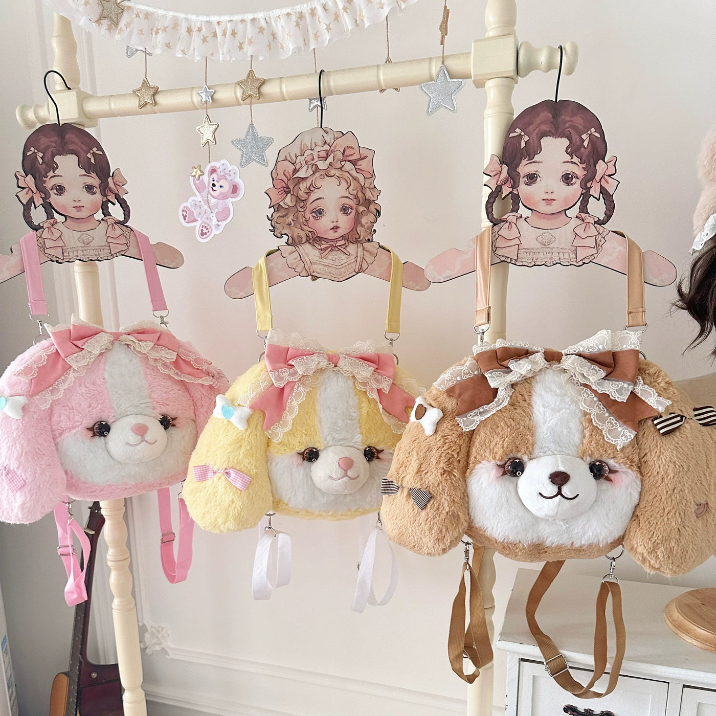Lolita - Plush Cocker Spaniel Puppy Novelty Backpack - Individually