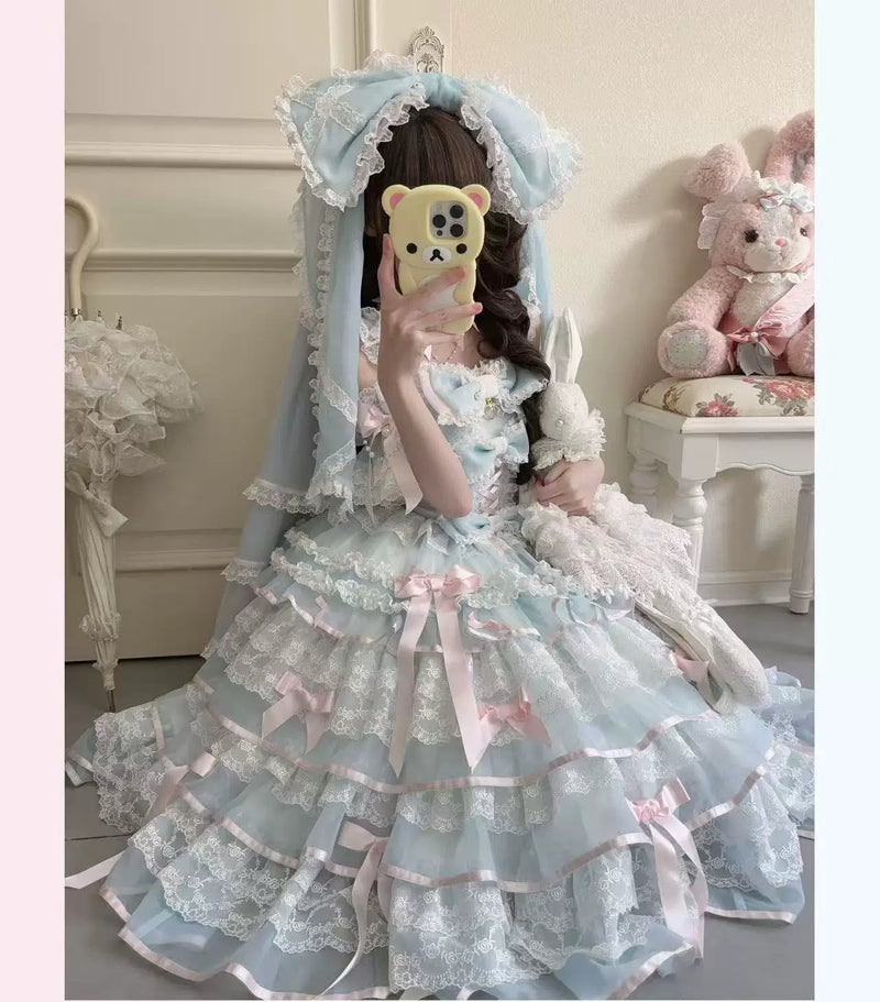 PS Original - Sakura Snow Love Melody - Pastel pink Sweet Lolita