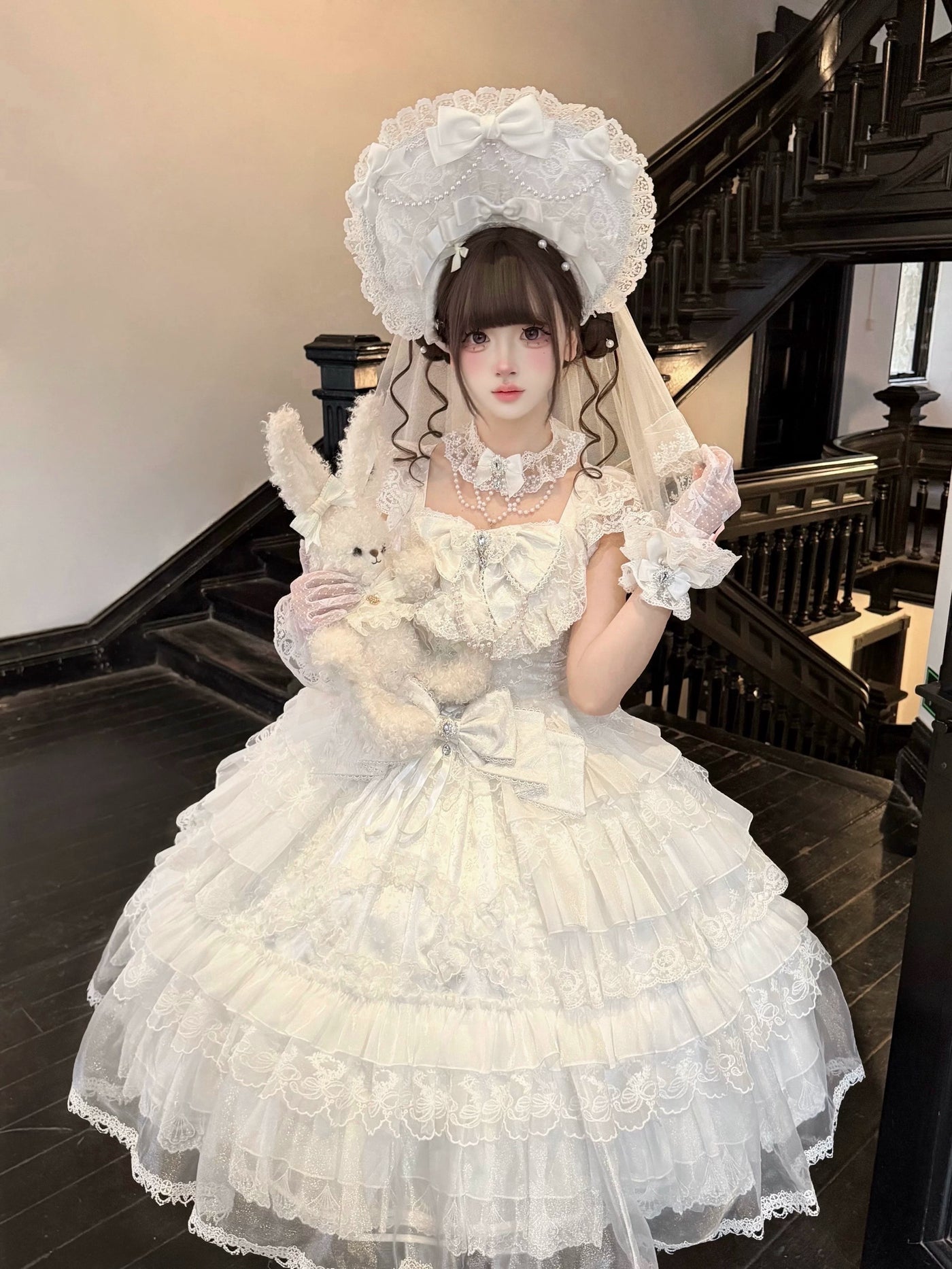Miaolin Original - Rose Oath - Sweet Lolita JSK dress