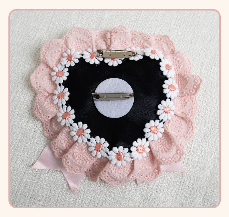 Stardust Rose - Sweet-Cool Polka Dot - Black or Pink Headbands and Flat Caps with Lace Bows