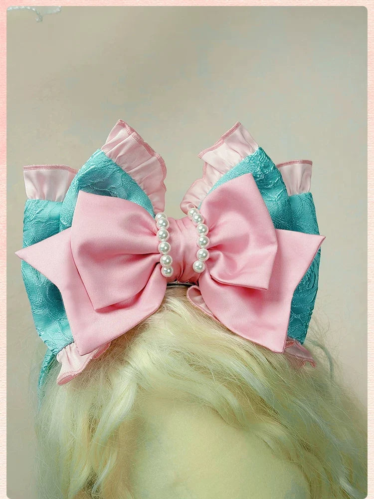 Alice Girl - Sweetheart Petal - Color Block Sweet Lolita KC, Heart-shaped Bag
