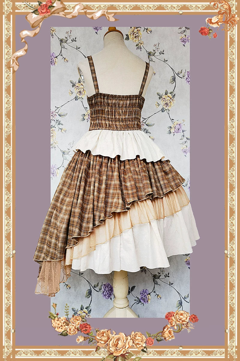 Infanta - Bookmark - Asymmetric Plaid JSK & Headbow