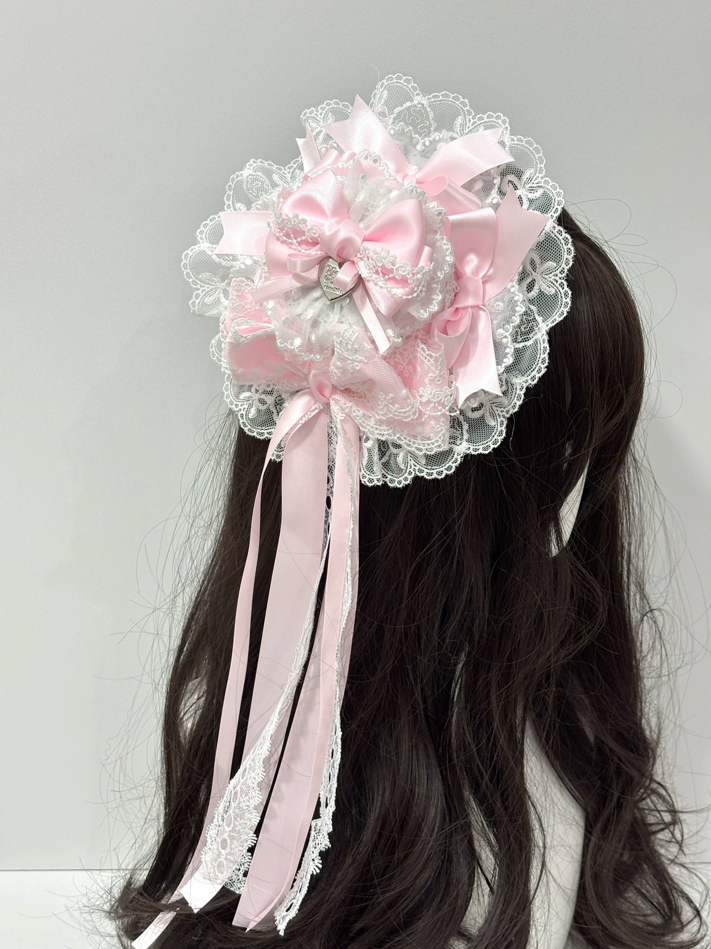 Cat Tart - Pastel Mini Top Hat - Mini Top Hat with Layered Bows