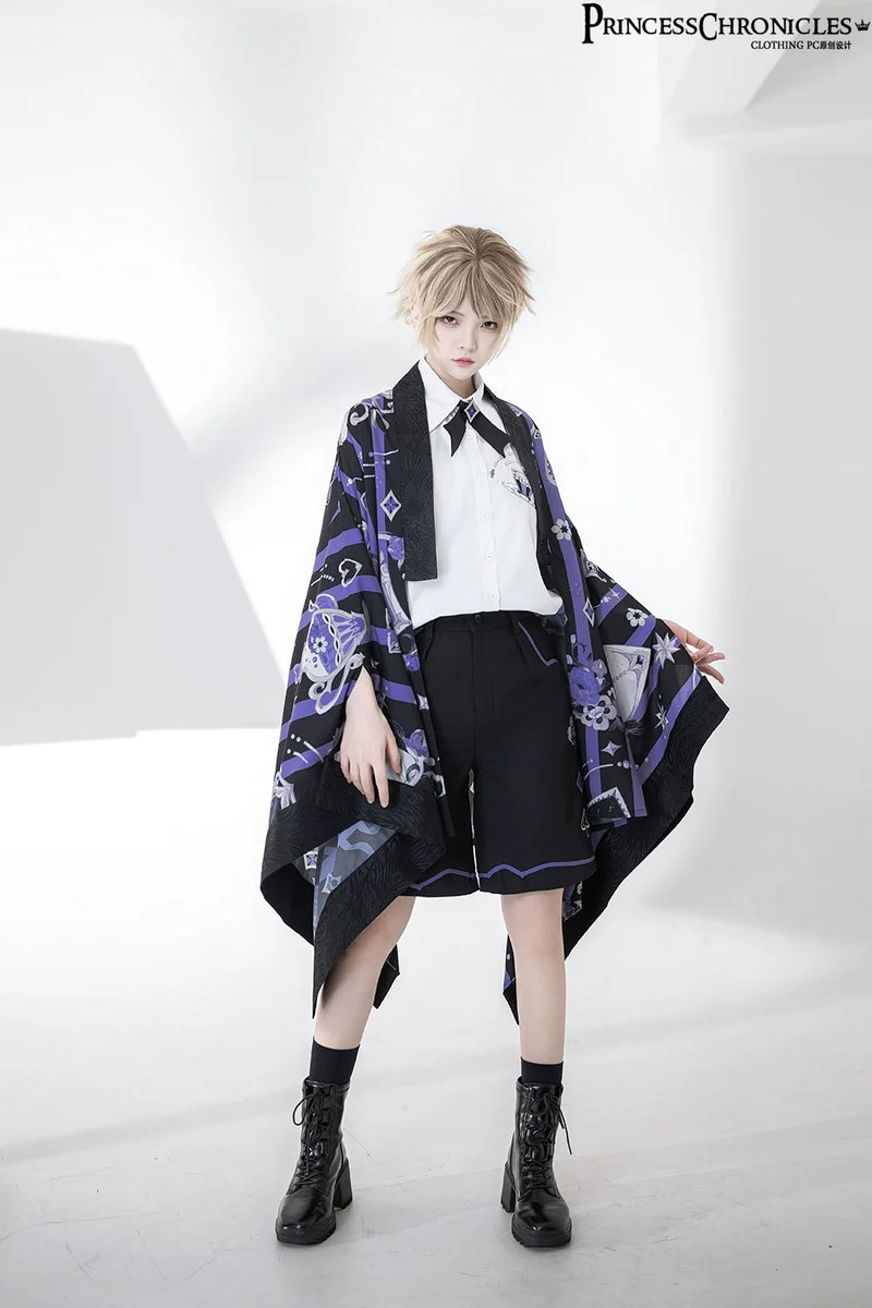 Princess Chronicles - Summer Sunscreen Loose Vintage - Printed Haori Outerwear Innerwear