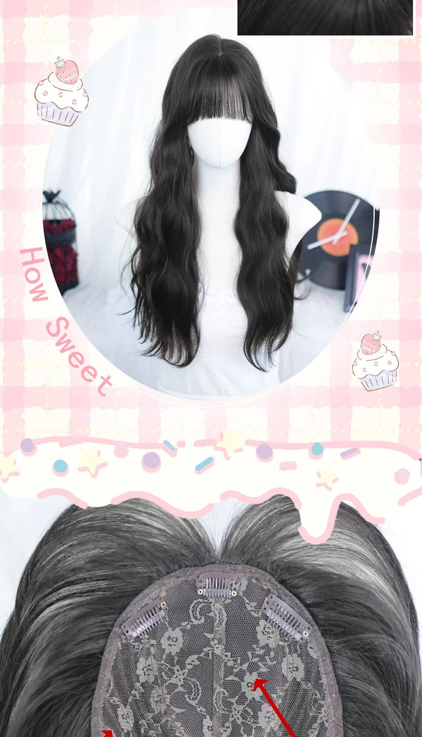 Dalao Home natural hair topper and fringe pieces - additional view 1